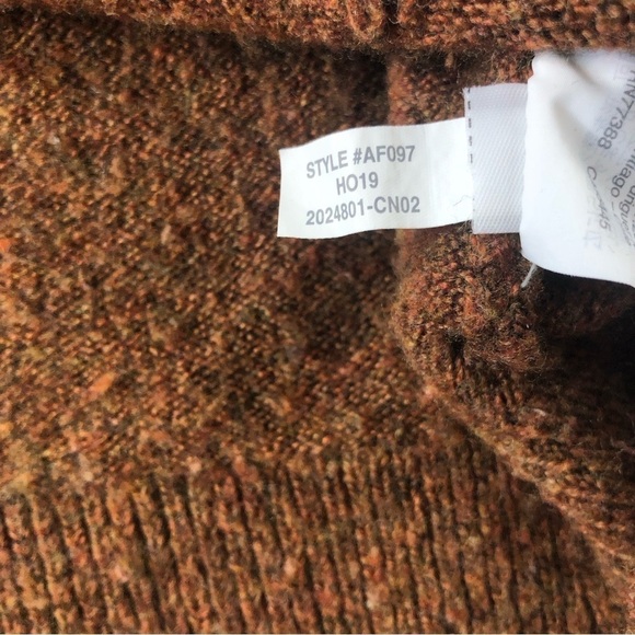 Madewell Brockton Bobble Wool Blend Sweater Cider, AF097 - Picture 5 of 10